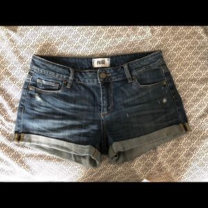 Paige Denim shorts size 26 medium wash barely worn